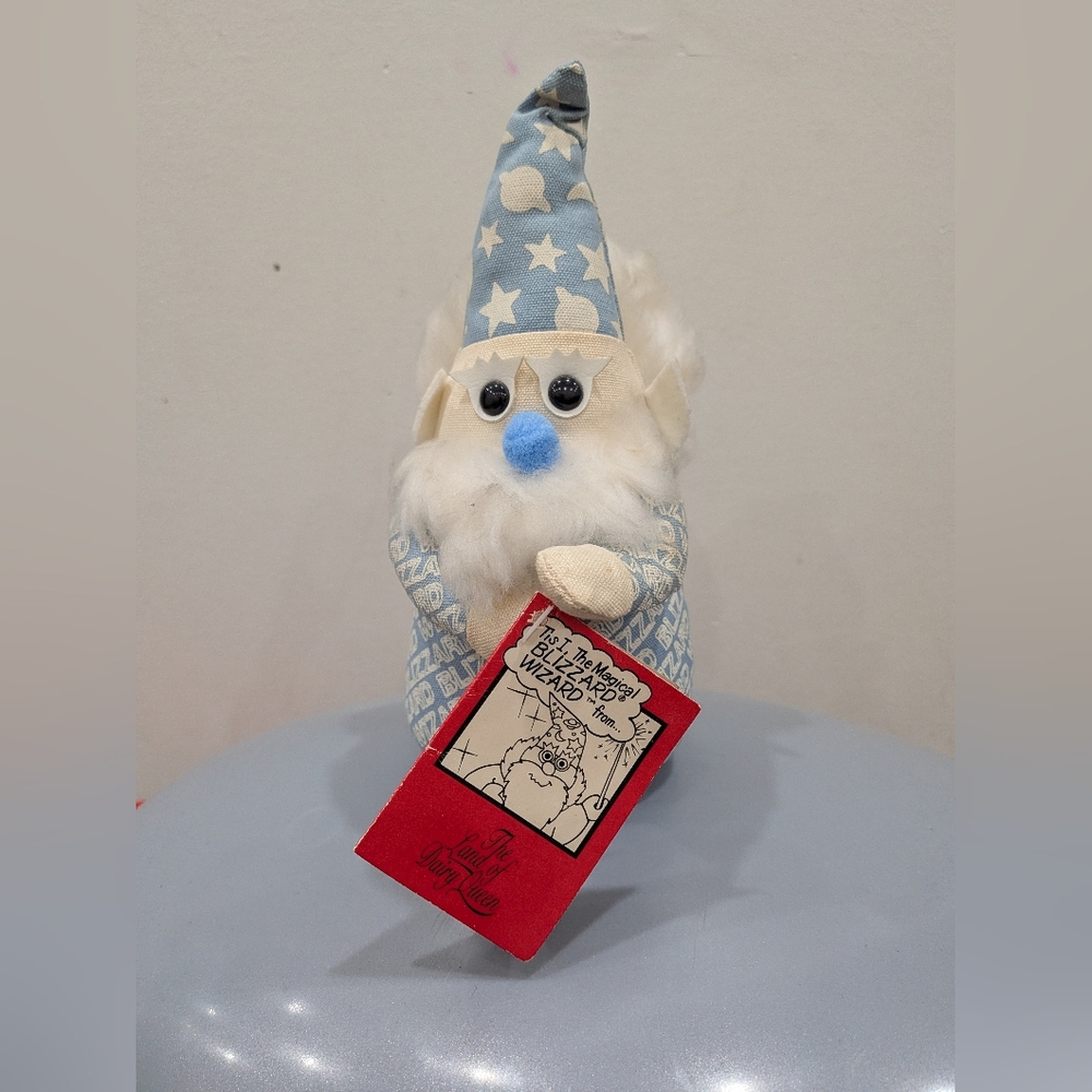 Vintage 1986 Dairy Queen Blizzard Wizard 8" Plush With 25 Cents Coupon